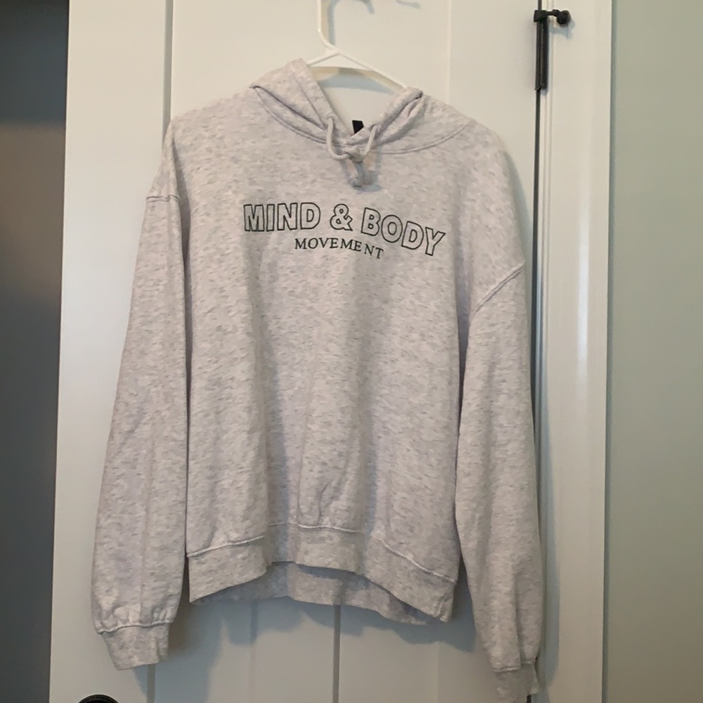 Mind & Body Movement hoodie 🤍